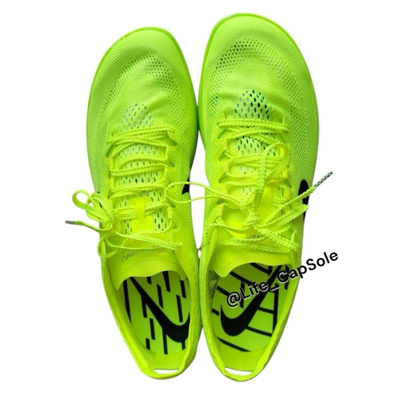 Size 12.5 Nike ZoomX DragonFly Track & Field Distance Spikes Volt DR9922-700 New - Picture 6 of 13